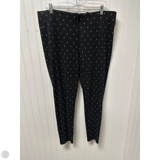 Pants Leggings By Chicos In Black, Size: 16