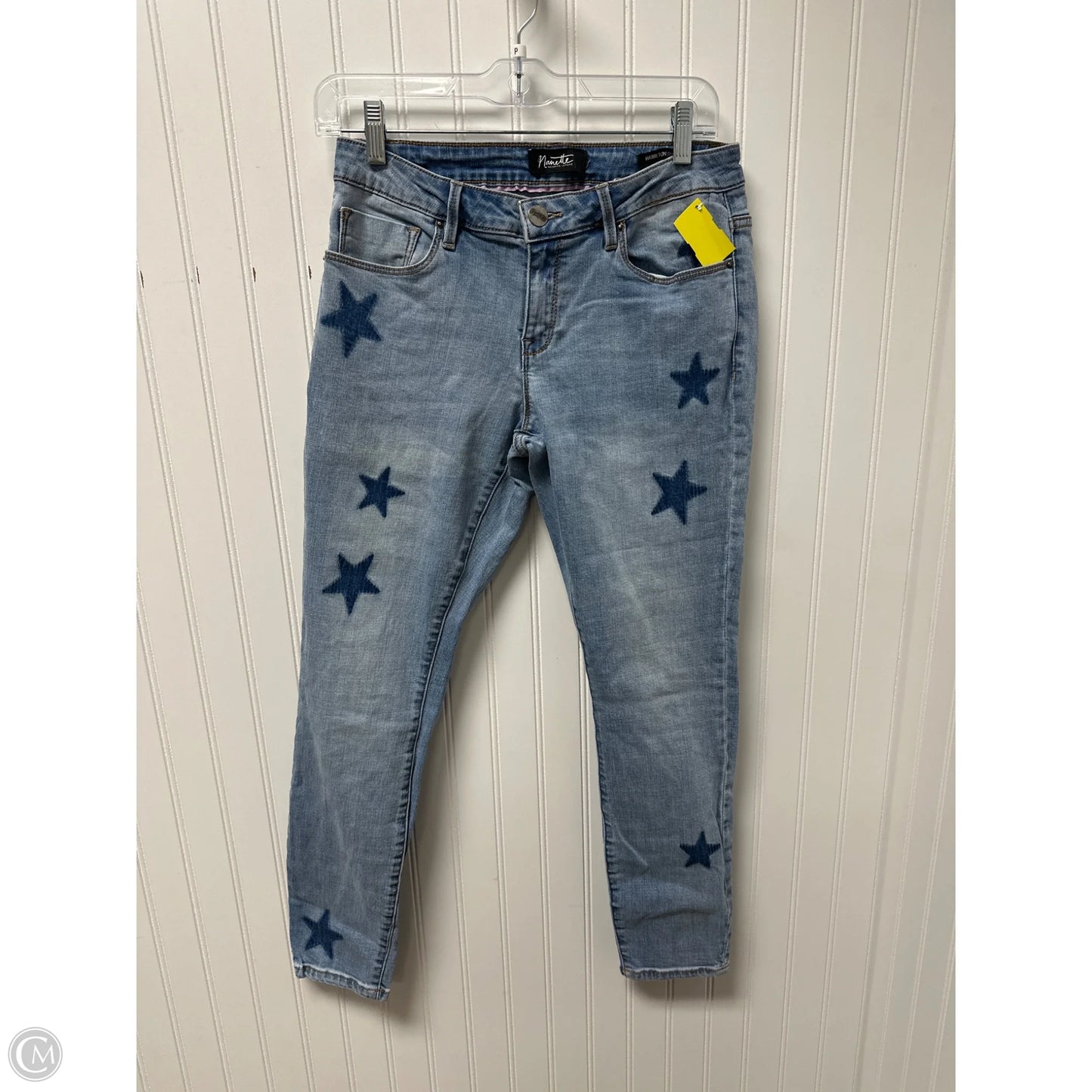 Jeans Skinny By Nanette By Nanette Lepore In Blue Denim, Size: 4