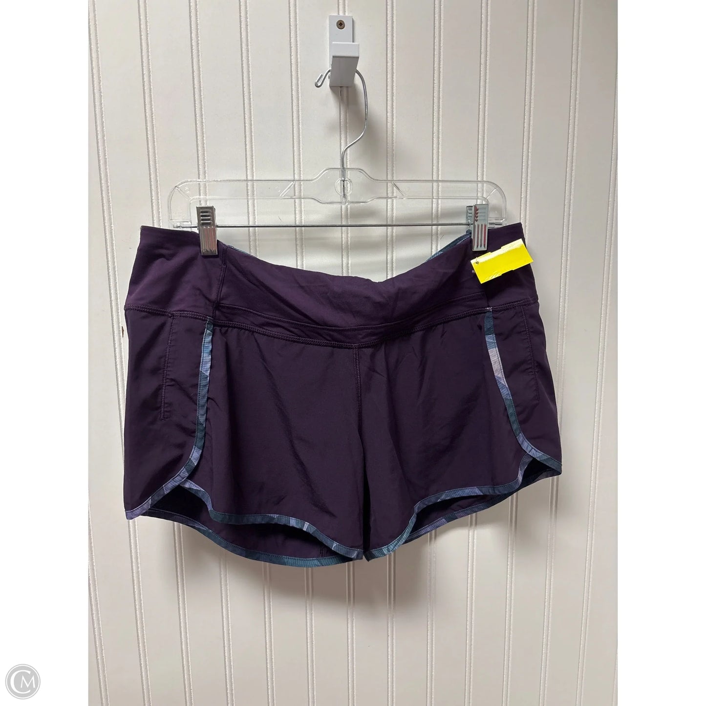 Athletic Shorts By Lululemon In Purple, Size: L