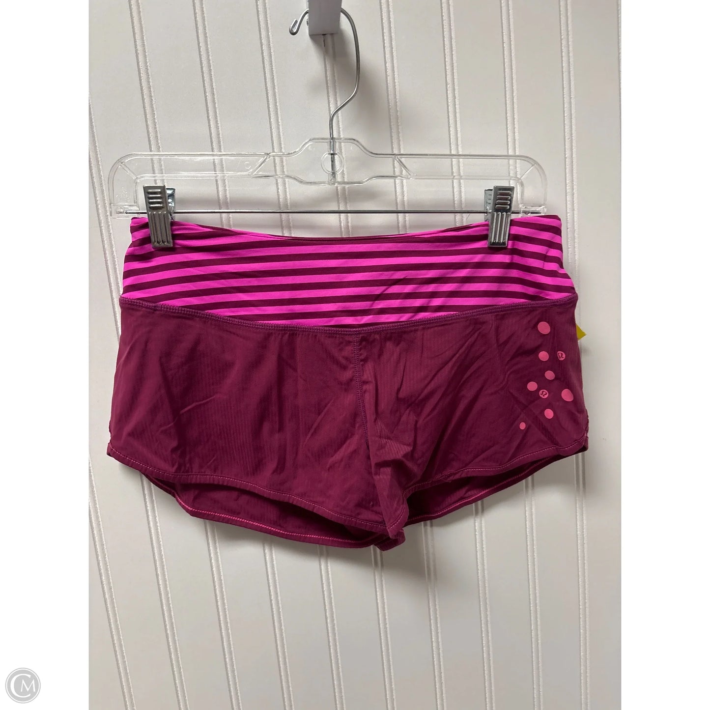 Athletic Shorts By Lululemon In Maroon, Size: S