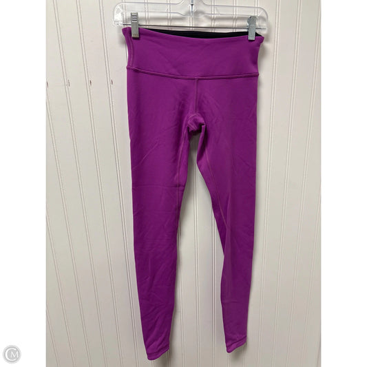 Athletic Leggings By Lululemon In Purple, Size: Xs