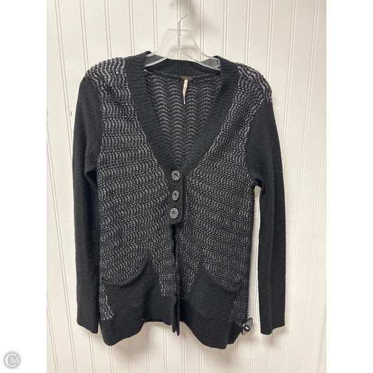 Sweater Cardigan By Free People In Black, Size: S