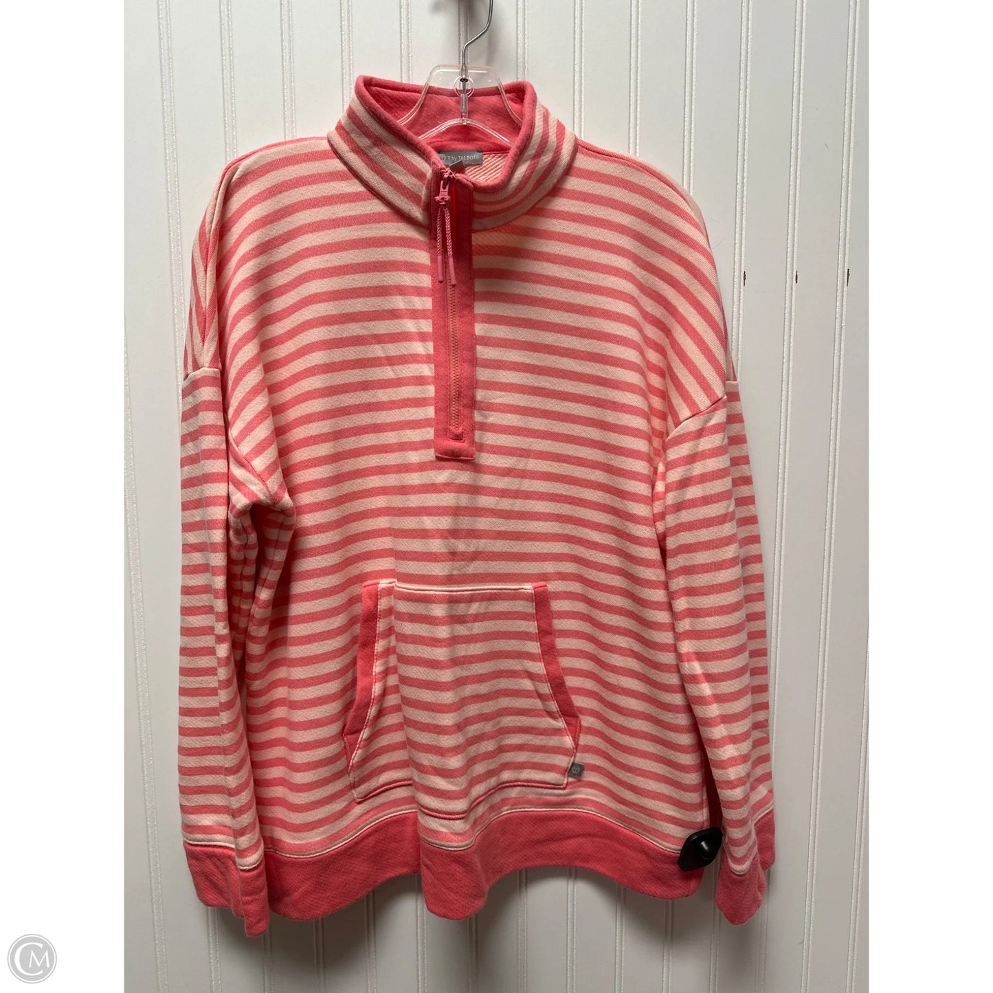 Sweater By Talbots In Pink, Size: Xl