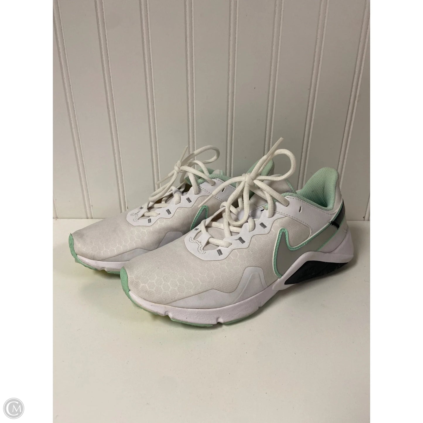 Shoes Athletic By Nike In White, Size: 7.5