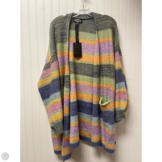 Sweater Cardigan By Clothes Mentor In Multi-colored, Size: L
