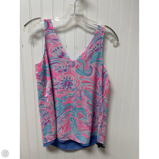 Top Sleeveless Designer By Lilly Pulitzer In Pink, Size: Xxs