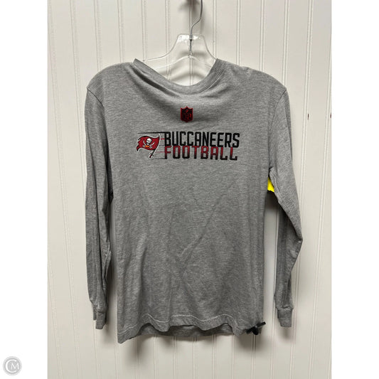 Top Long Sleeve By Nfl In Grey, Size: M