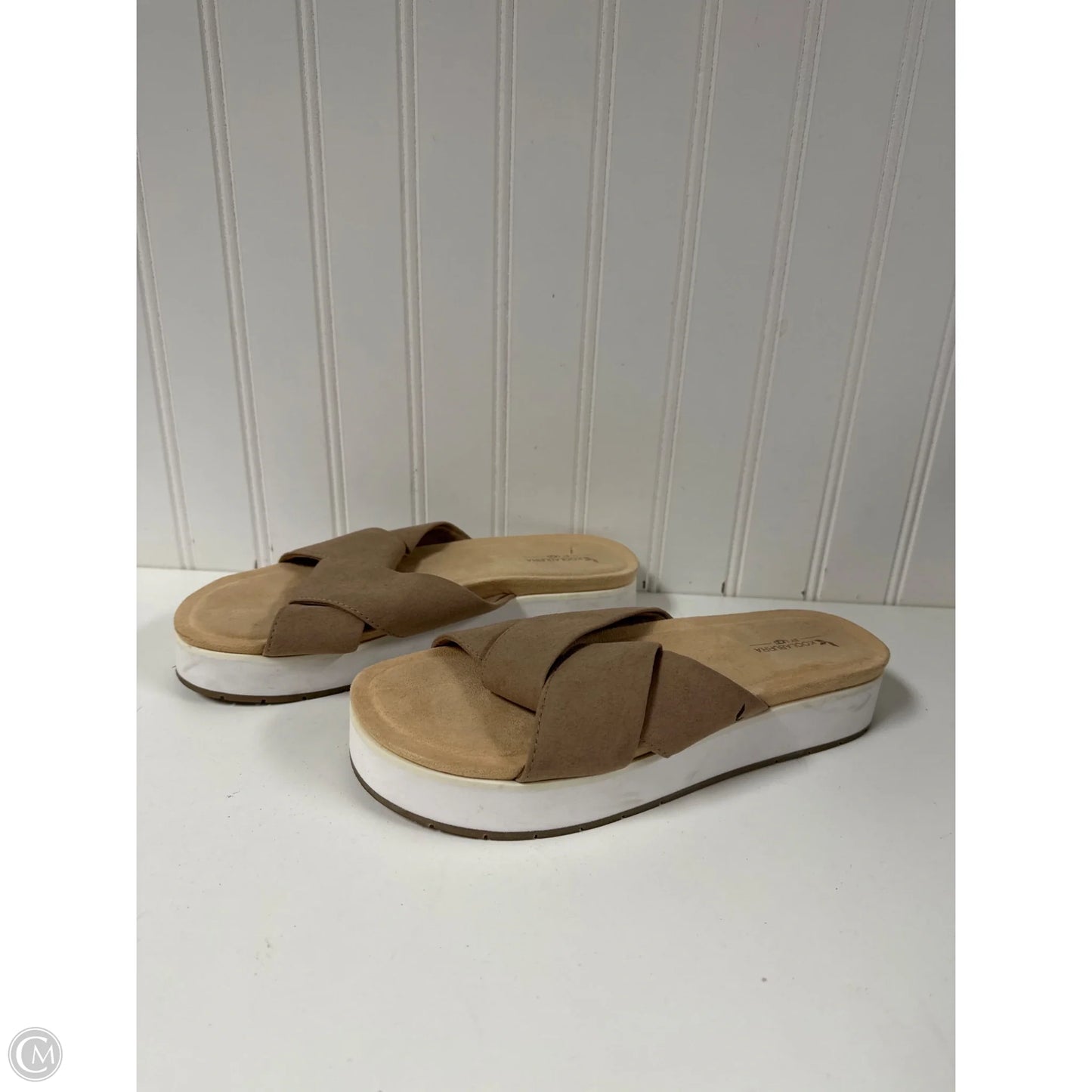 Sandals Flats By Koolaburra By Ugg In Taupe, Size: 7