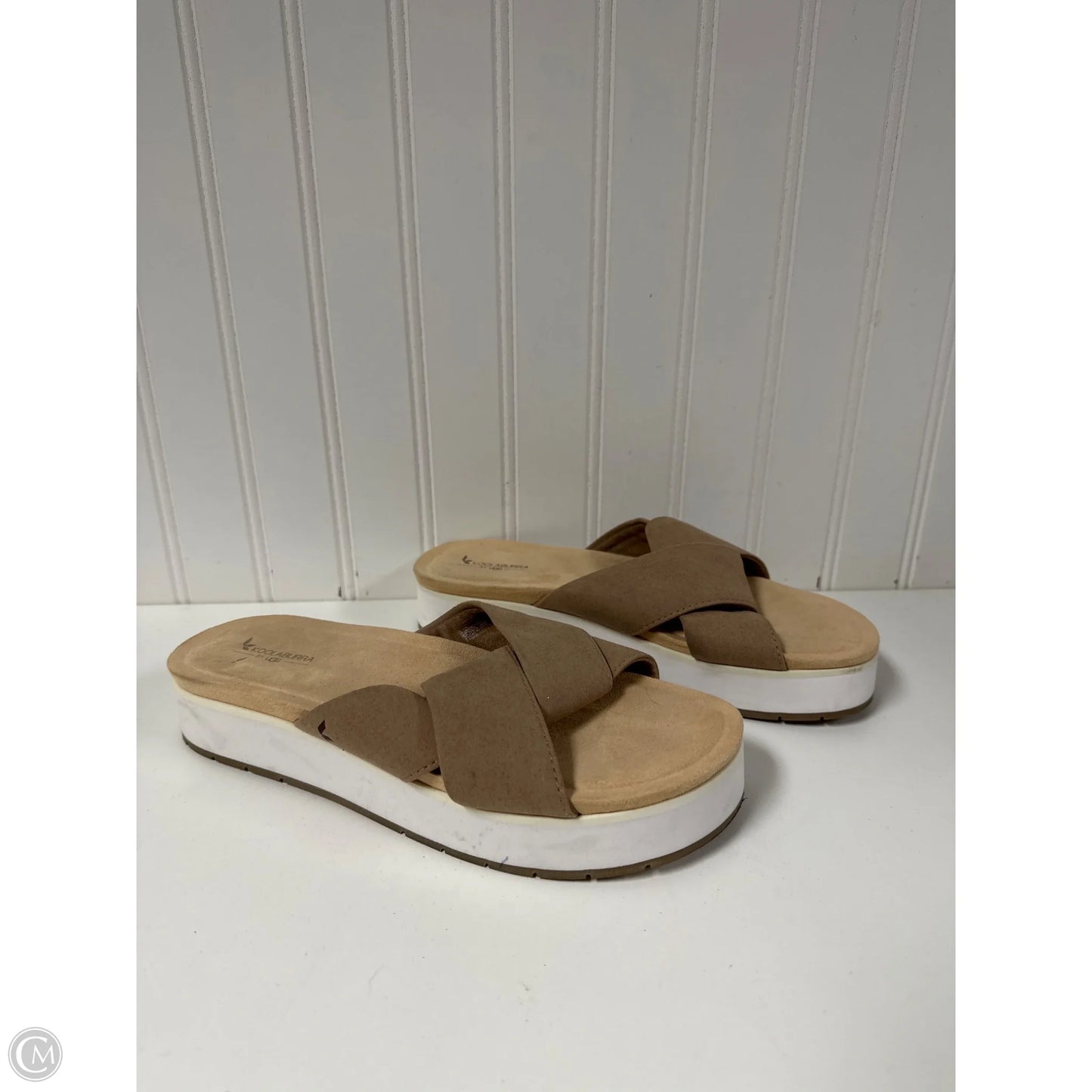 Sandals Flats By Koolaburra By Ugg In Taupe, Size: 7