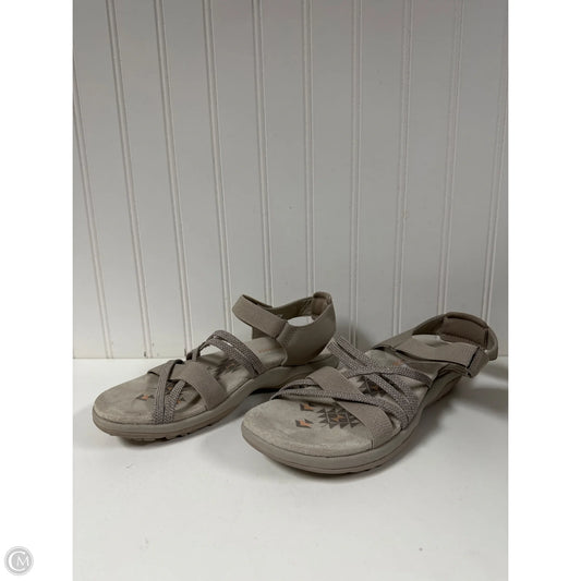 Sandals Flats By Skechers In Taupe, Size: 7