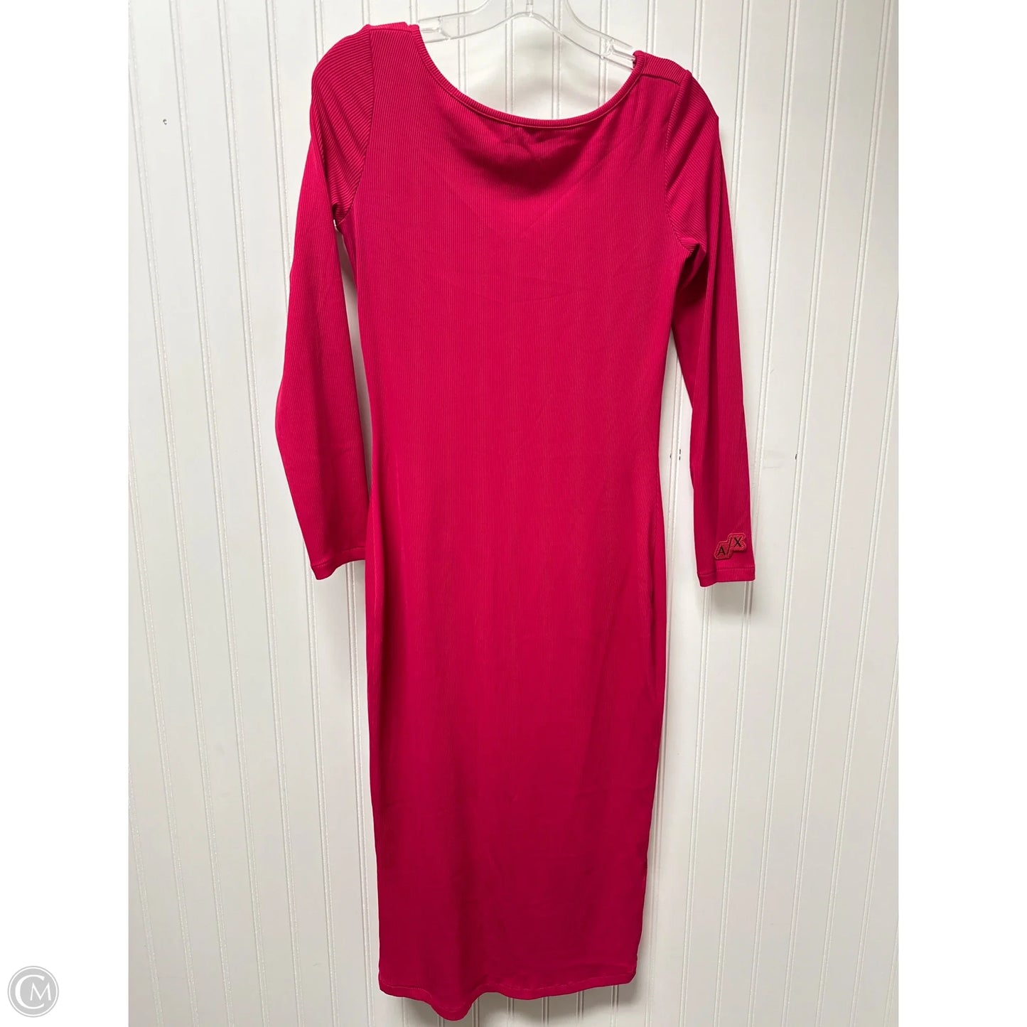 Dress Casual Maxi By Armani Exchange In Pink, Size: S