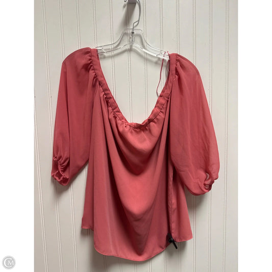 Top 3/4 Sleeve By 1.state In Pink, Size: S