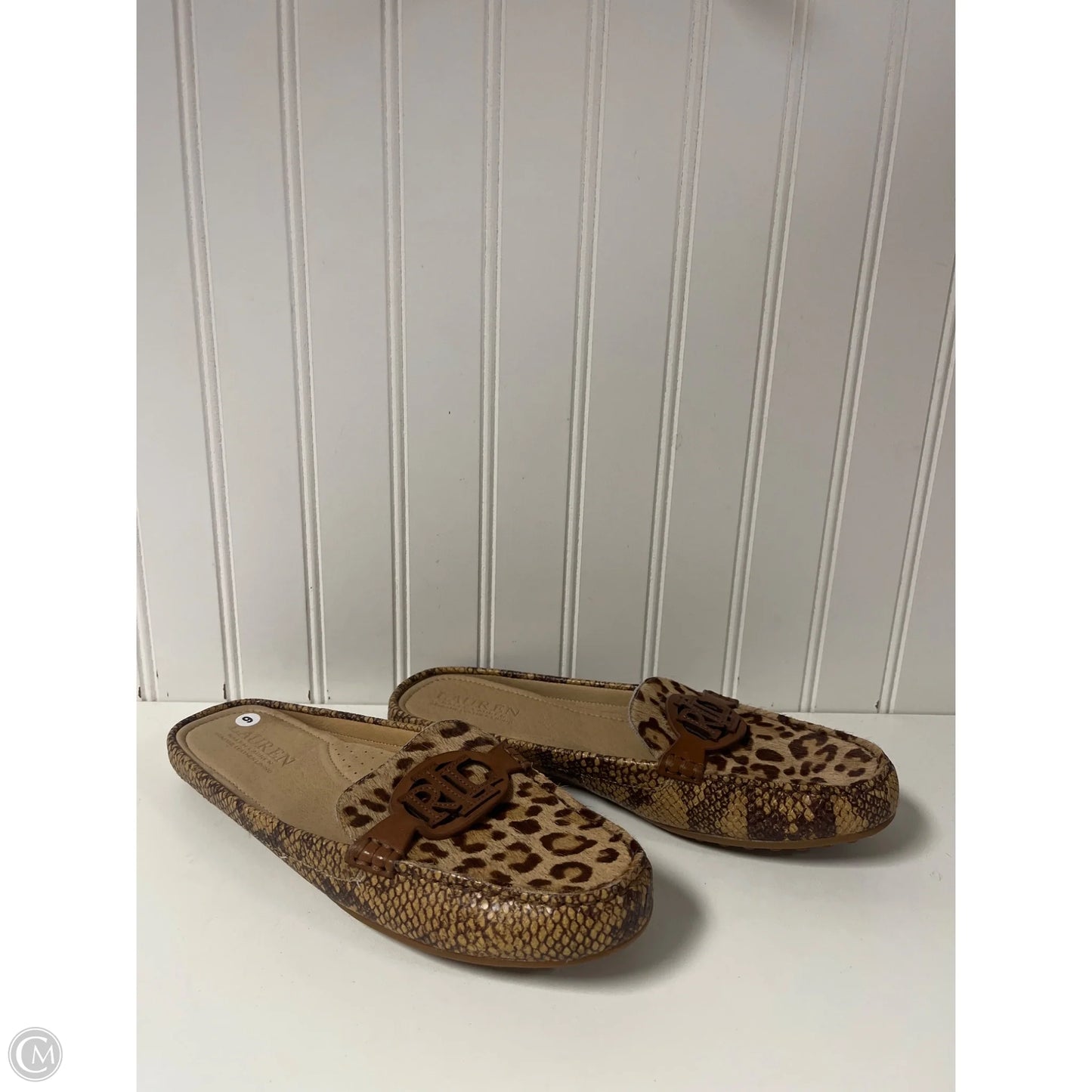 Shoes Flats By Lauren By Ralph Lauren In Animal Print, Size: 9