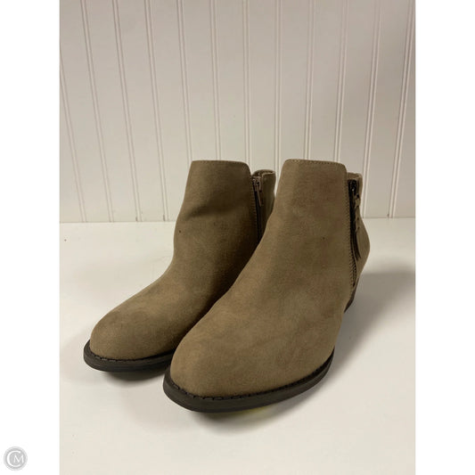 Boots Ankle Heels By Esprit In Taupe, Size: 7