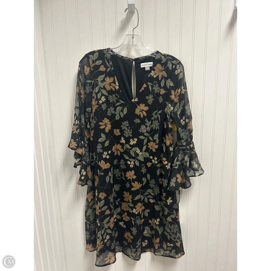 Dress Casual Short By Calvin Klein In Black, Size: S