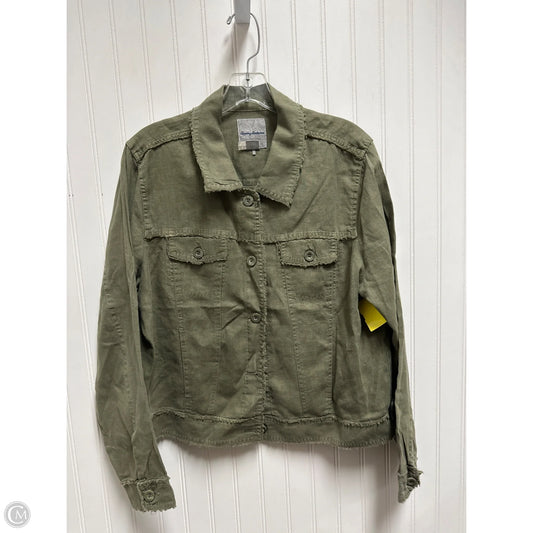 Jacket Utility By Tommy Bahama In Green, Size: L