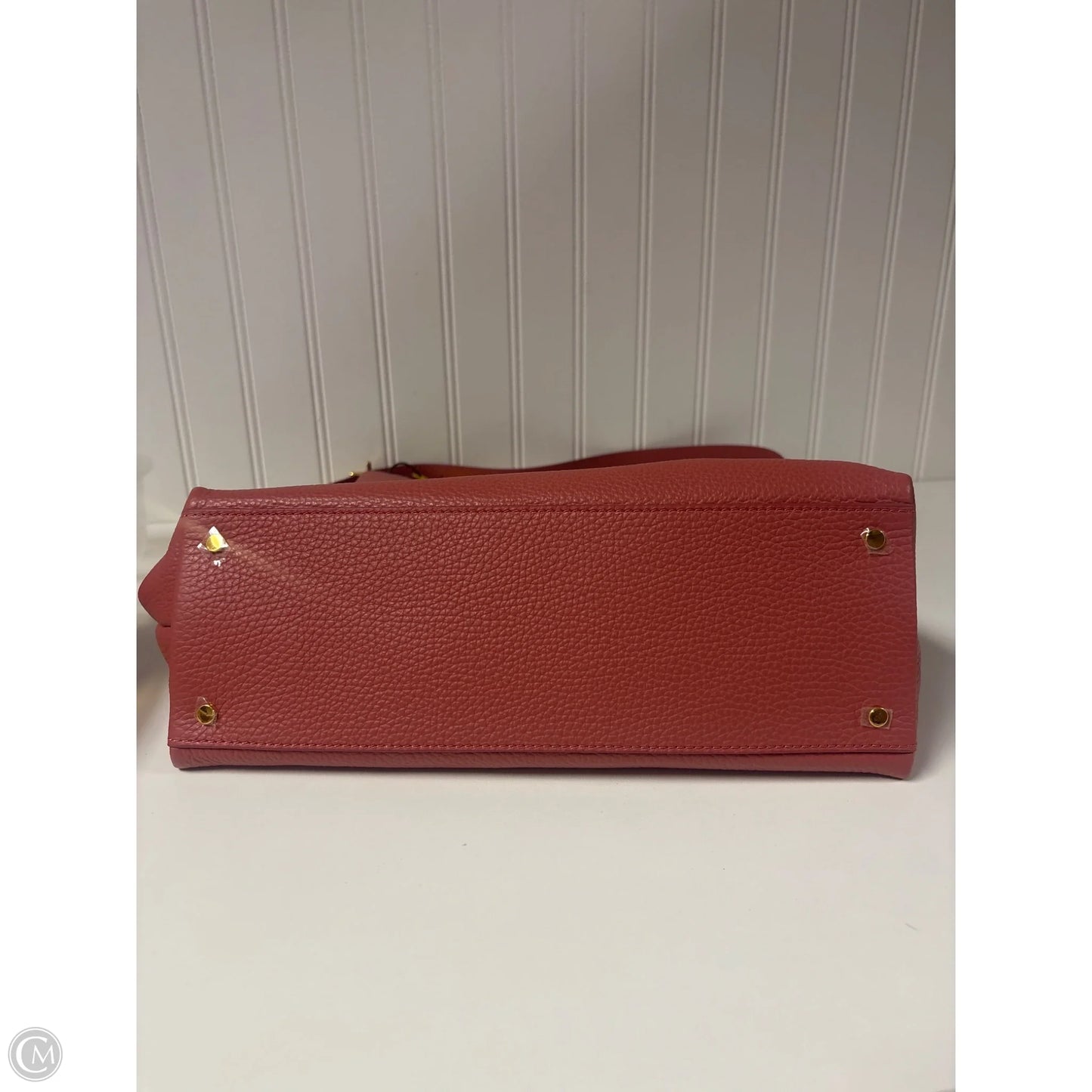 Handbag Leather By Cmc, Size: Large