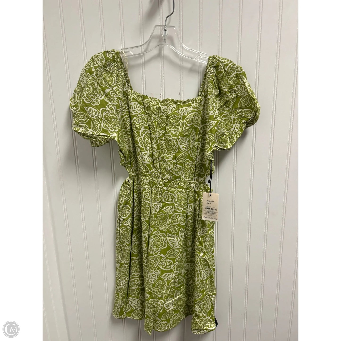 Dress Casual Short By Sincerely Jules In Green & Tan, Size: S