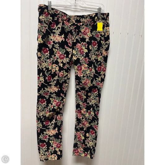 Pants Corduroy By Free People In Floral Print, Size: 10