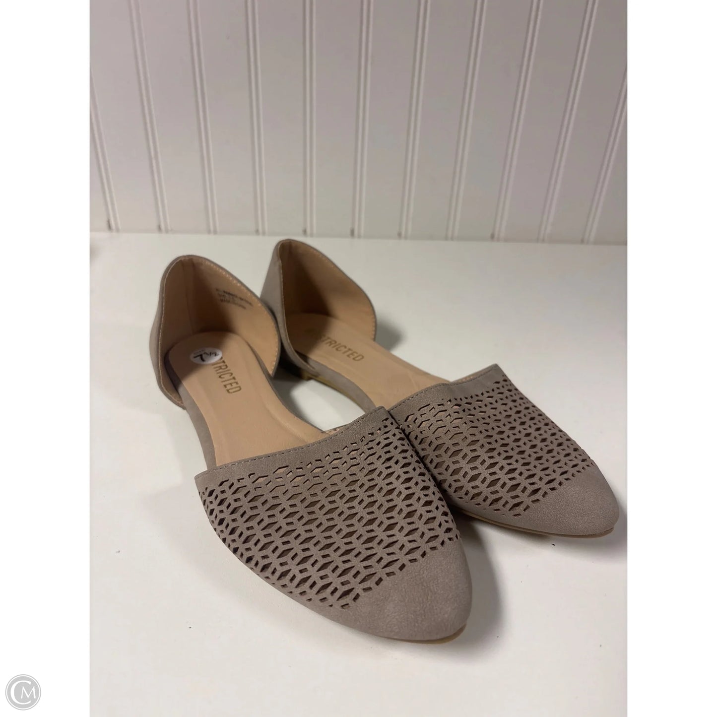Shoes Flats By Restricted In Taupe, Size: 7.5