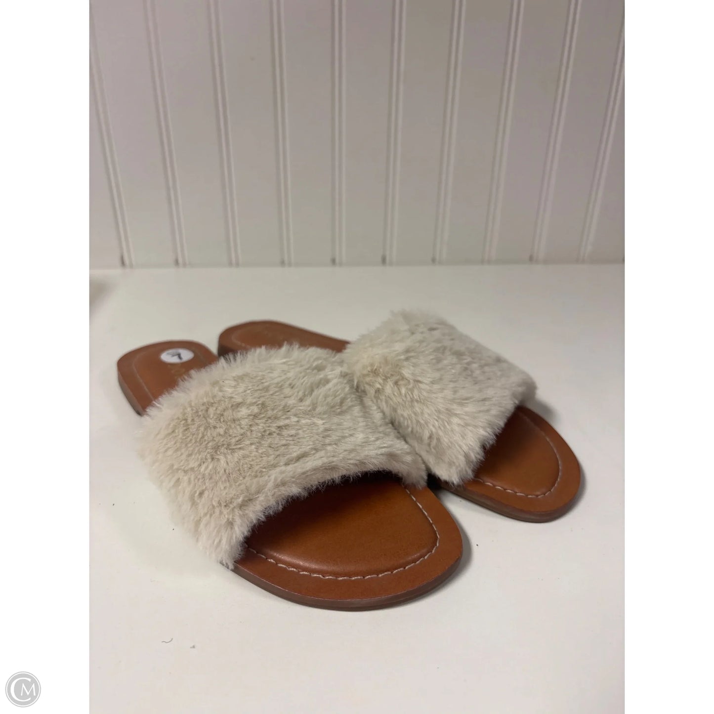 Sandals Flats By Jack Rogers In Ivory, Size: 7