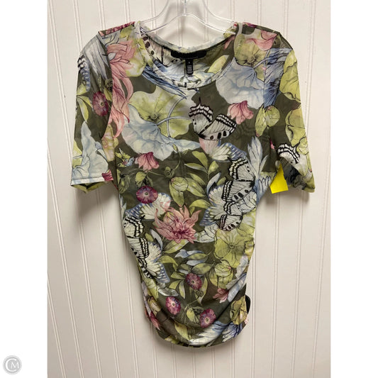 Top Short Sleeve By White House Black Market In Multi-colored, Size: S