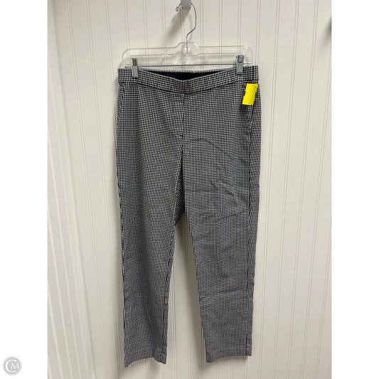 Pants Leggings By J. Jill In Plaid Pattern, Size: 8