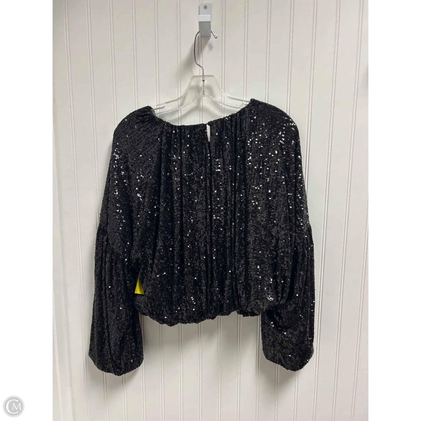 Top Long Sleeve By Gianni Bini In Black, Size: S