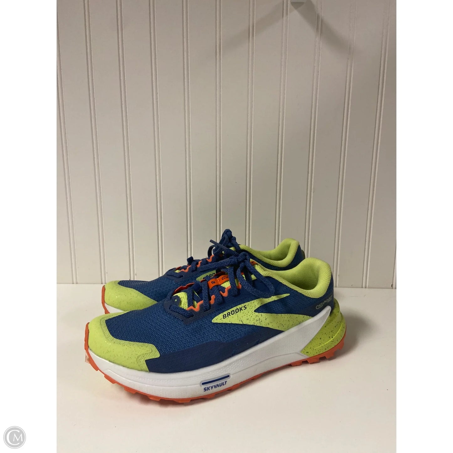 Shoes Athletic By Brooks In Blue & Green, Size: 9