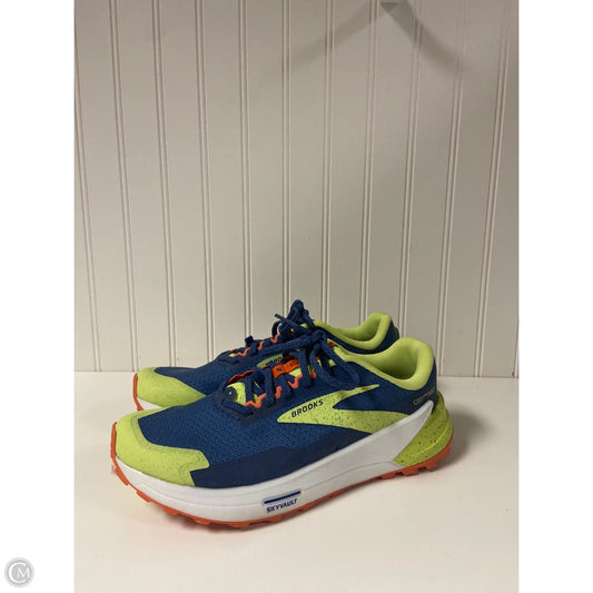 Shoes Athletic By Brooks In Blue & Green, Size: 9