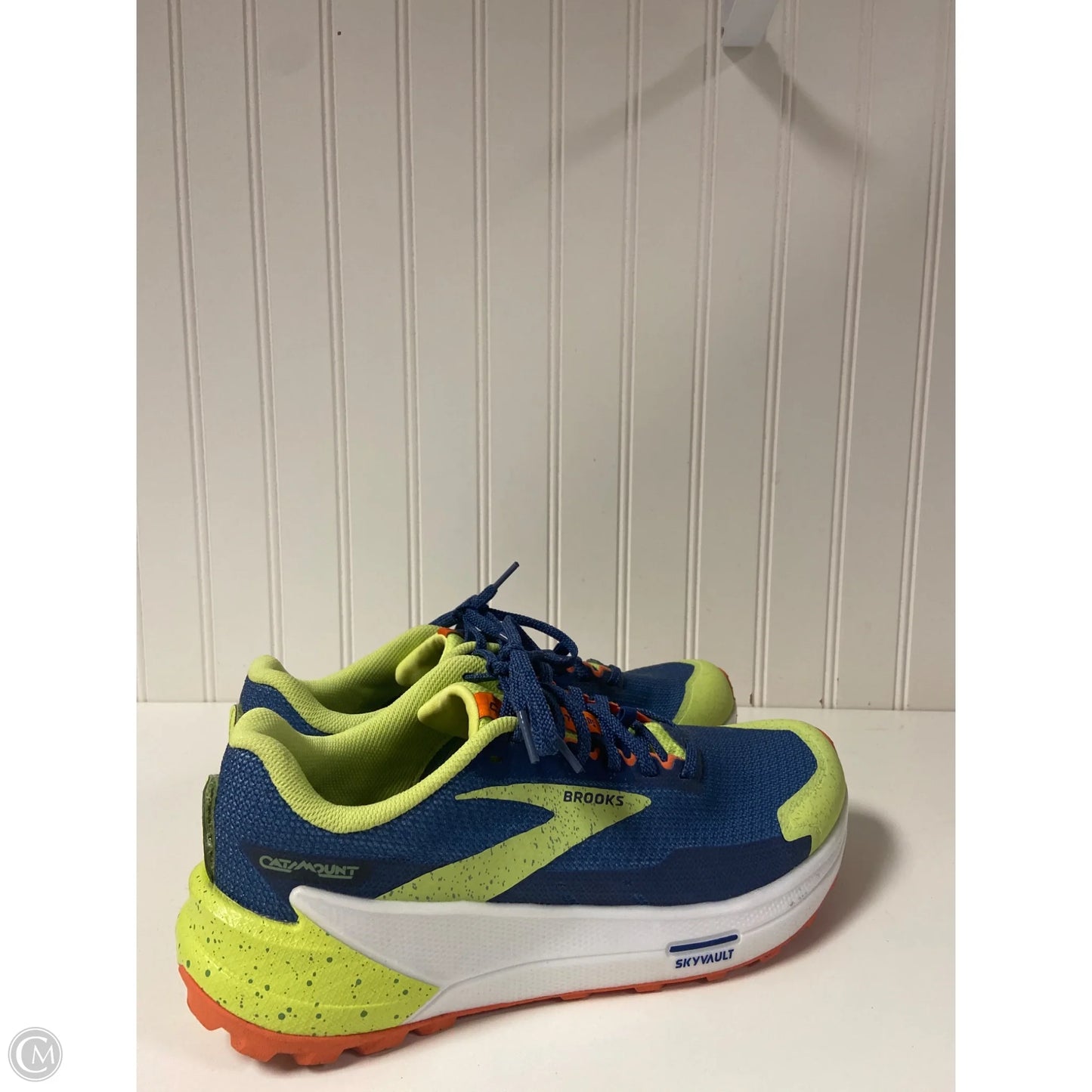 Shoes Athletic By Brooks In Blue & Green, Size: 9