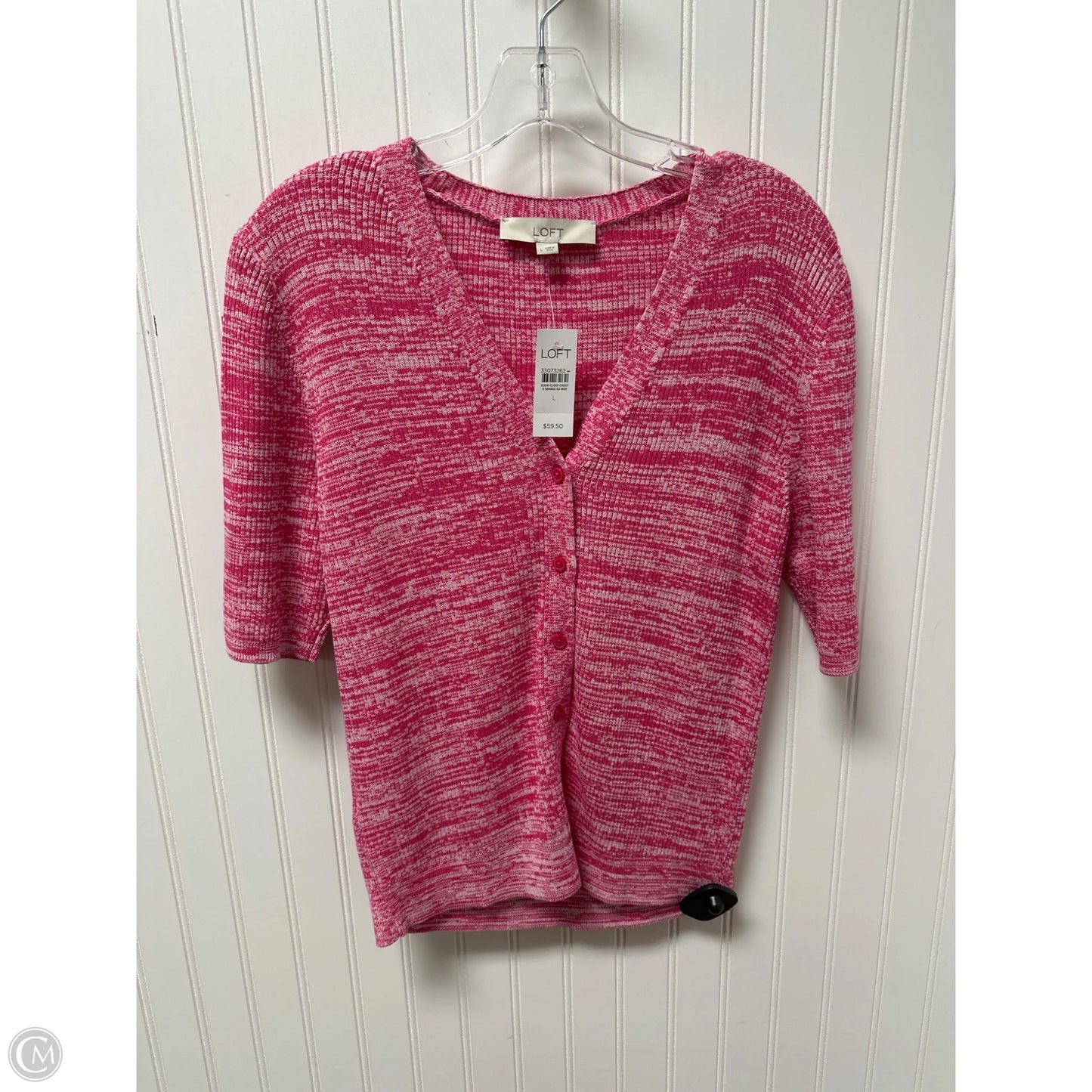 Cardigan By Loft In Pink, Size: L