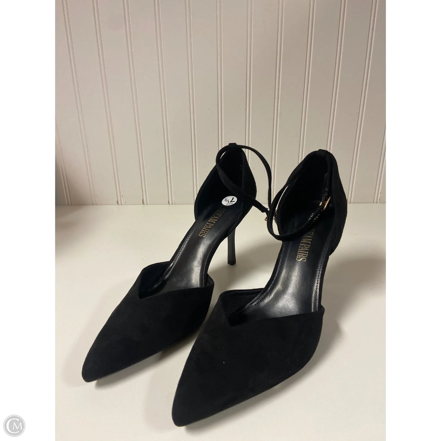 Sandals Heels Stiletto By Dream Pairs In Black, Size: 7.5