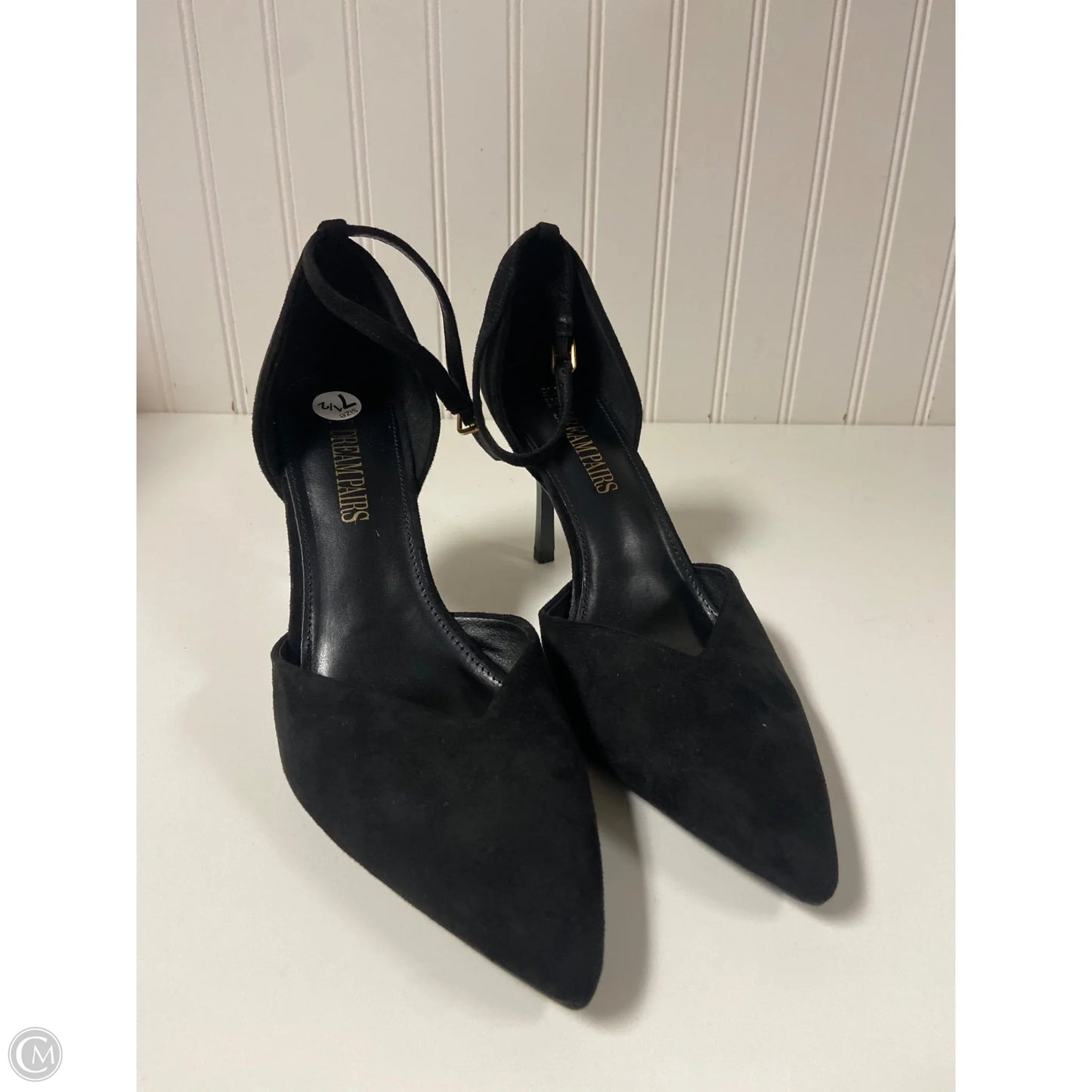 Sandals Heels Stiletto By Dream Pairs In Black, Size: 7.5