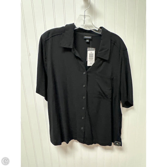 Top Short Sleeve By Torrid In Black, Size: 1x