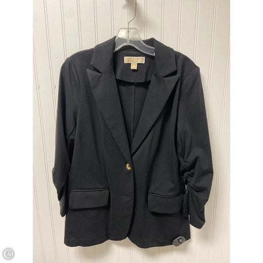 Blazer By Michael By Michael Kors In Black & Gold, Size: M