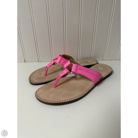 Sandals Designer By Lilly Pulitzer In Pink, Size: 6
