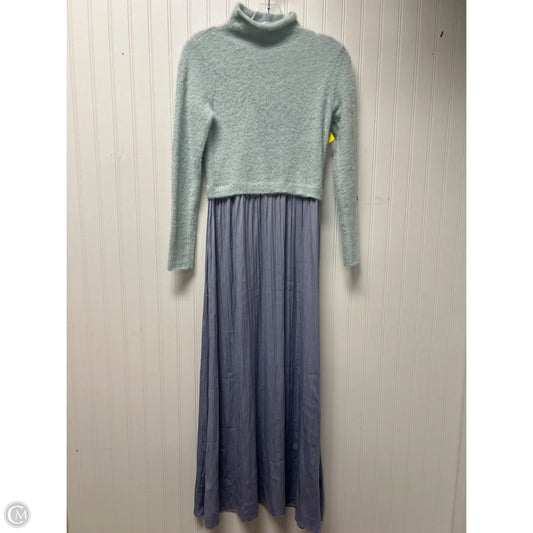 Dress Party Long By Anthropologie In Blue, Size: Xs