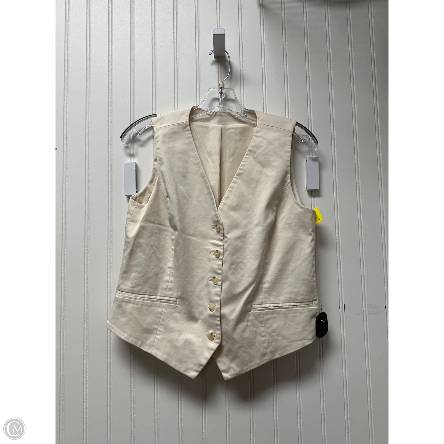 Vest Other By Chicos In Cream, Size: S