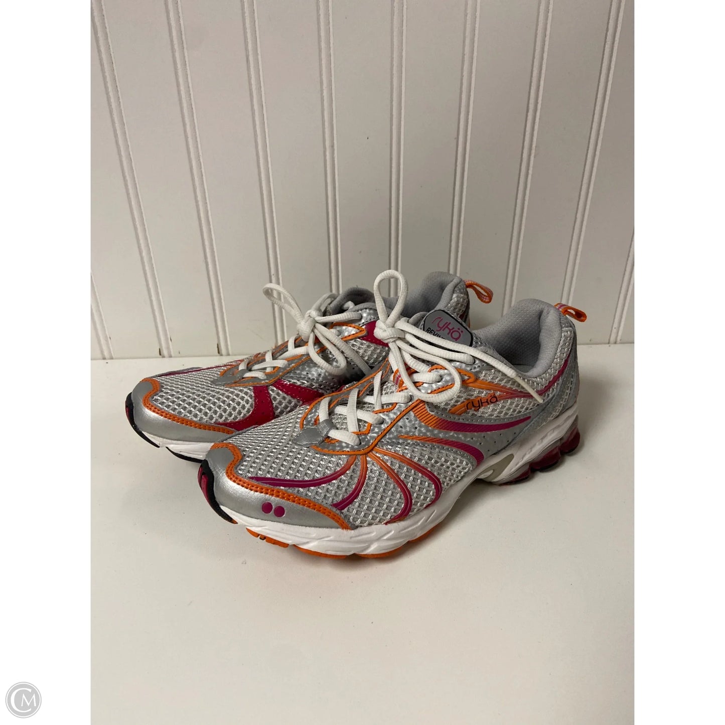 Shoes Athletic By Ryka In Grey & Pink, Size: 6.5