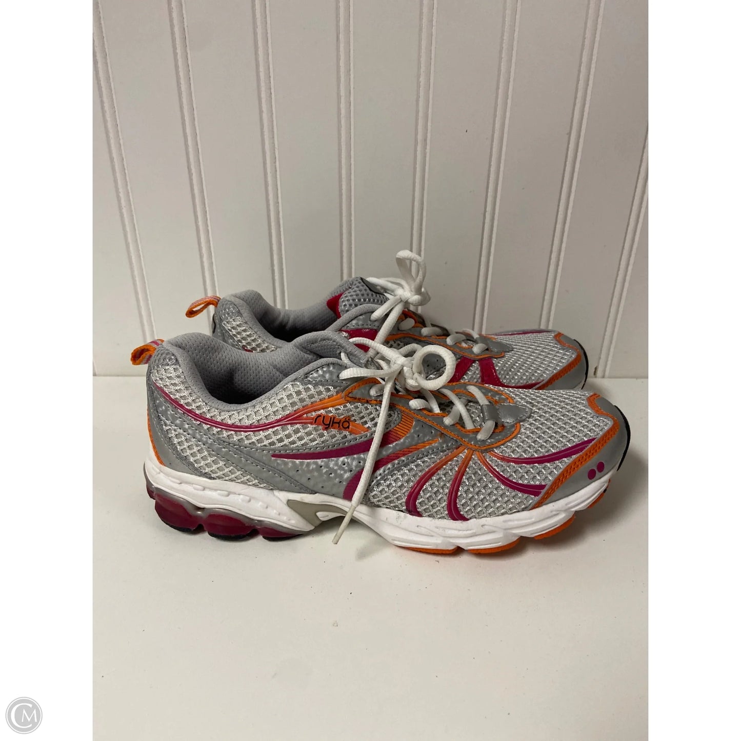 Shoes Athletic By Ryka In Grey & Pink, Size: 6.5
