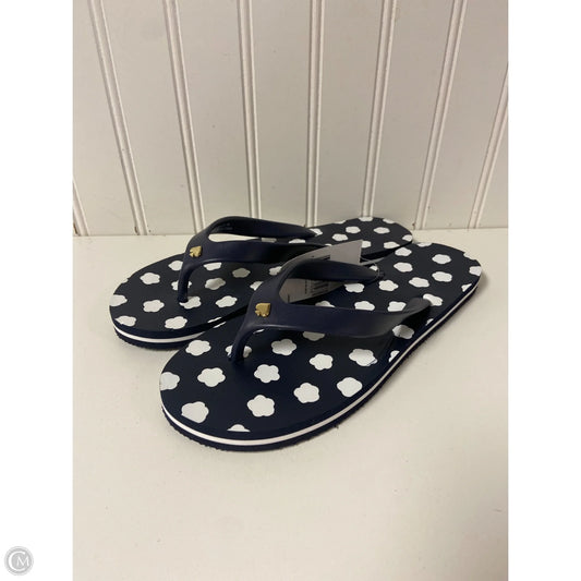 Sandals Designer By Kate Spade In Blue, Size: 7