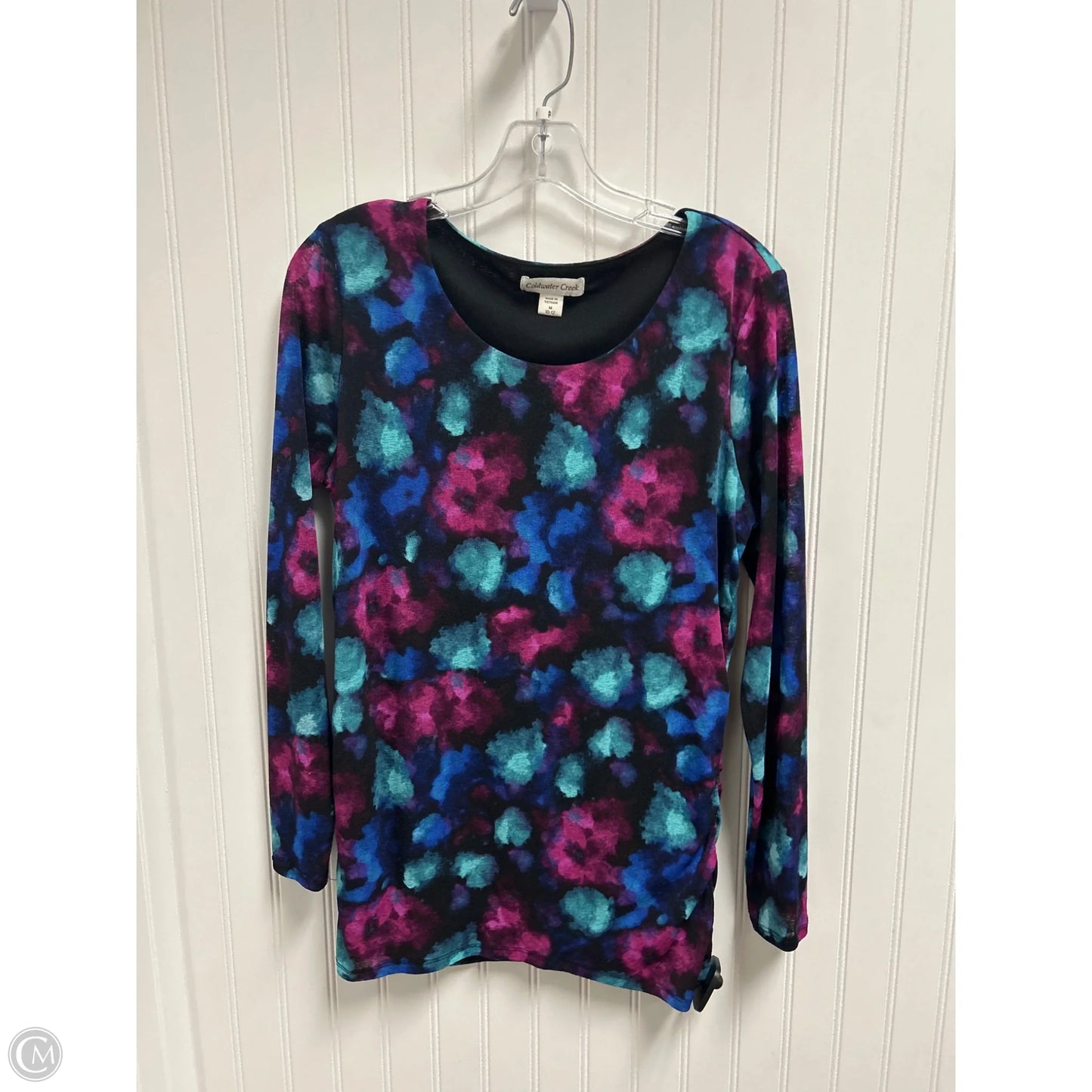 Top Long Sleeve By Coldwater Creek In Multi-colored, Size: M