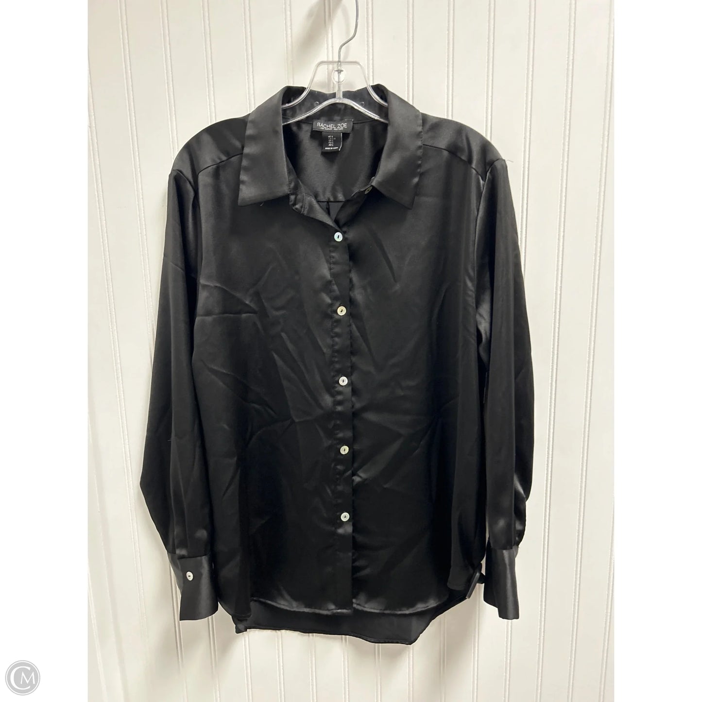 Top Long Sleeve By Rachel Zoe In Black, Size: L