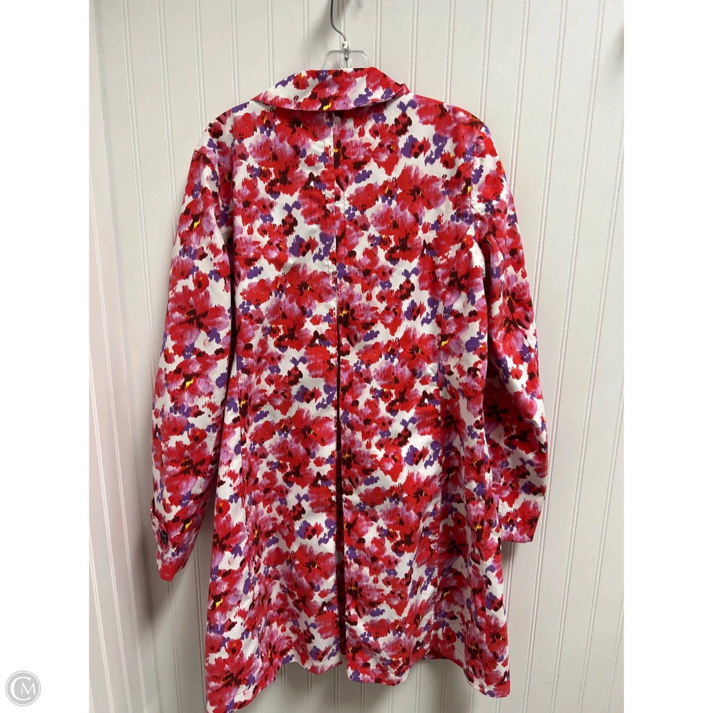 Coat Raincoat By Lands End In Multi-colored, Size: M