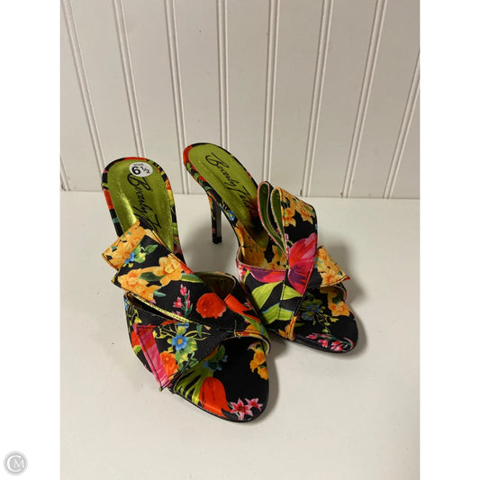 Sandals Heels Stiletto By Clothes Mentor In Multi-colored, Size: 6.5