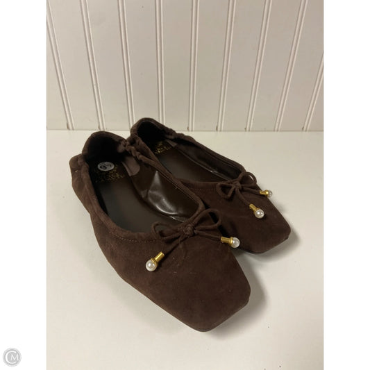 Shoes Flats By Vince Camuto In Brown, Size: 9.5
