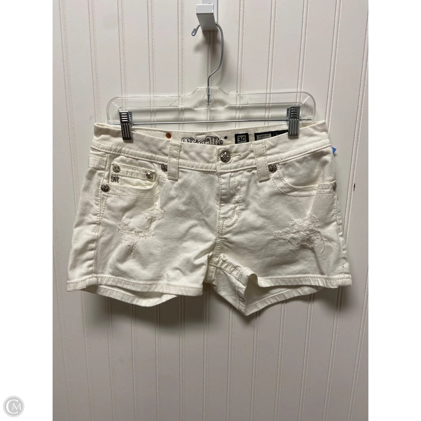 Shorts By Miss Me In White, Size: 10
