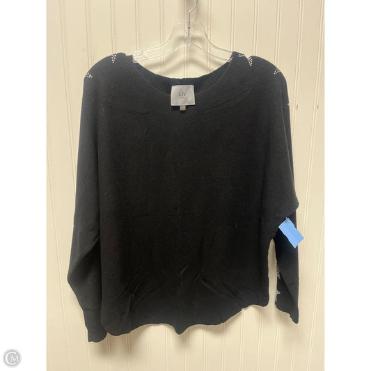 Sweater By Clothes Mentor In Leopard Print, Size: L