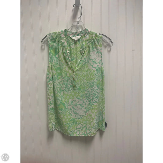 Tank Top Designer By Lilly Pulitzer In Green, Size: S